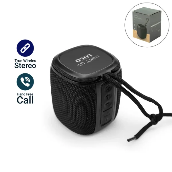 Bamboo Bluetooth Speaker - Transparent Top with logo